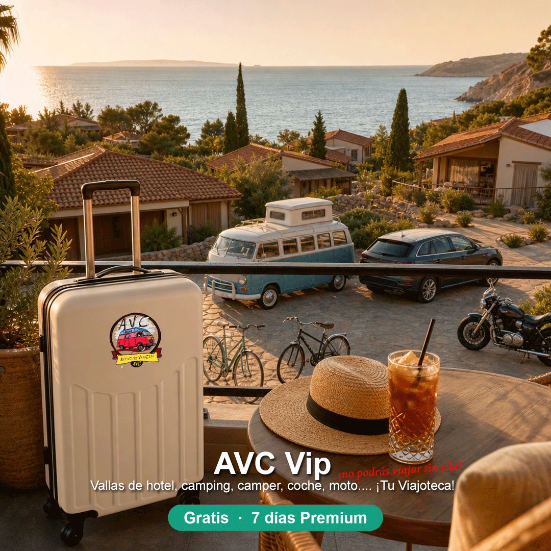 AVC Vip — Tu Viajoteca: hotel, camping, camper, coche y moto