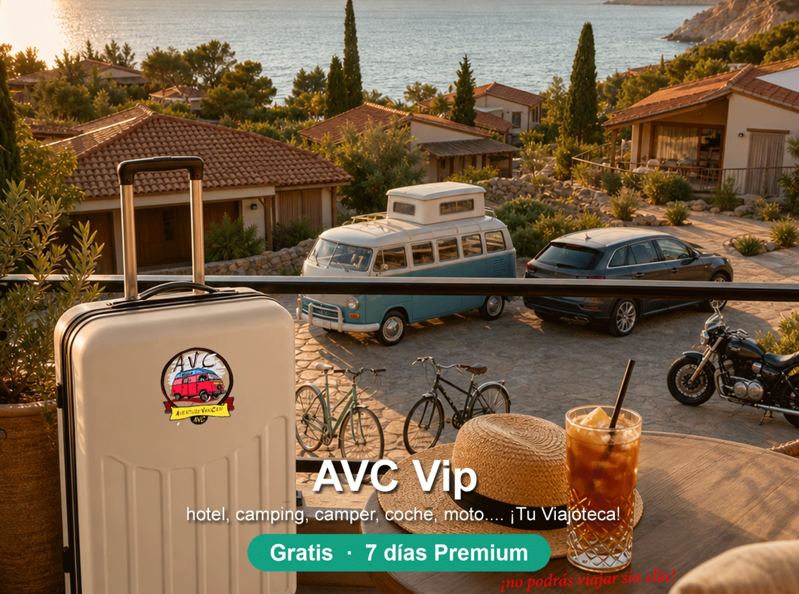 AVC Vip — Tu Viajoteca: hotel, camping, camper, coche y moto